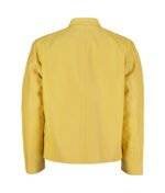 Men’s Trendy Yellow PU Leather Jacket with a Modern Design