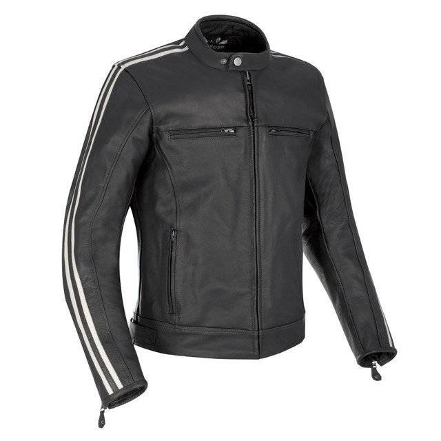 Oxford Bladon Black Leather Jacket for Men - Street Style Jacket