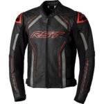 RST S1 CE Leather Motorcycle Jacket for Men - Red