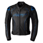 RST S1 CE Men's Leather Jacket Designed for Riding - Blue