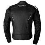 RST S1 CE Men's Leather Jacket for Motorcyclists - Black White