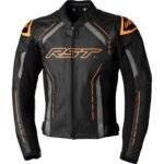 RST S1 CE Motorcycle Leather Jacket for Men - Orange