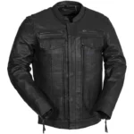 Front view of Men's Vented Motorcycle Jacket