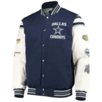 Dallas Cowboys Super Bowl Jacket front view for fans