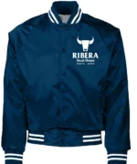 Ribera Steakhouse Tokyo bomber jacket with logo.