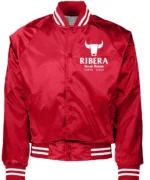 Ribera Steakhouse Tokyo bomber jacket with logo.