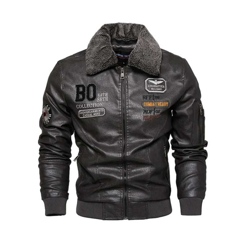 Front view of Aviator A2 Leather Jacket