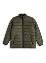 Front view of Men's Plus Size Puffer Jacket