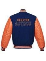 Astros letterman jacket for men