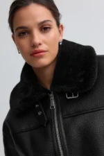 Aviator-Style Motorcycle Jacket