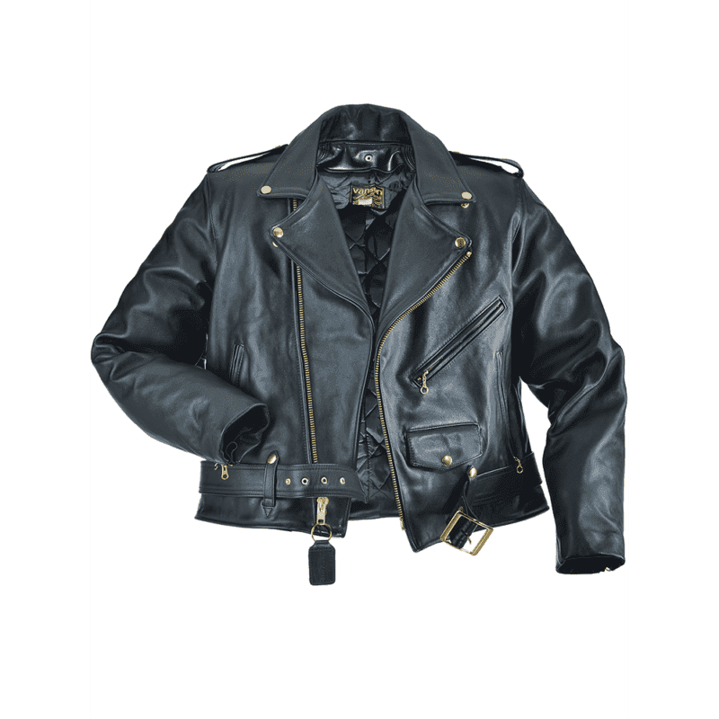 Bad-Boy Rockers Jacket with Belted Closure