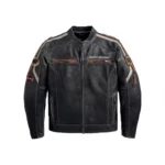 Boxford Jacket in Black Leather by Harley
