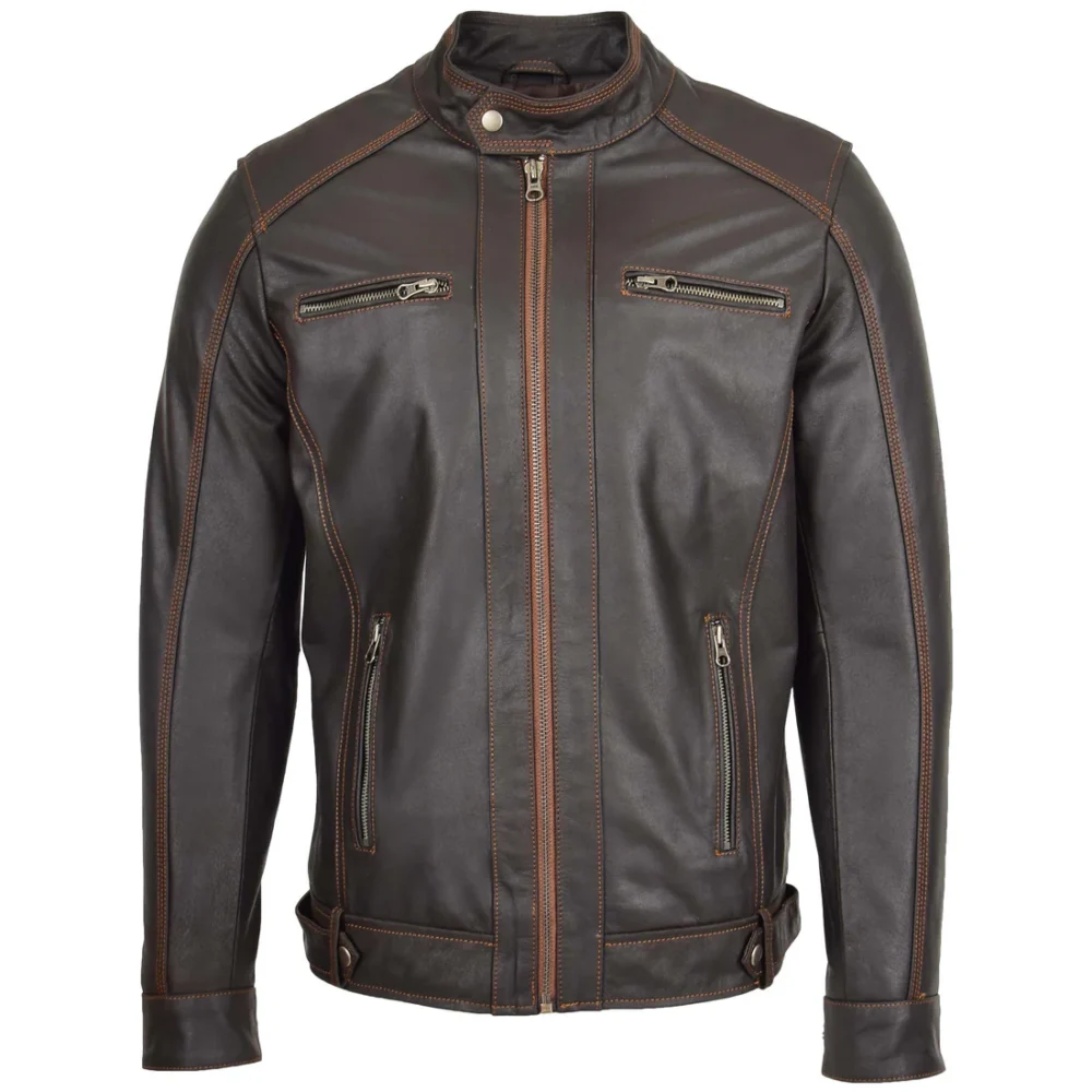 Biker Brown Jacket