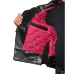 CCW-Ready CHP Leather Motorcycle Jacket