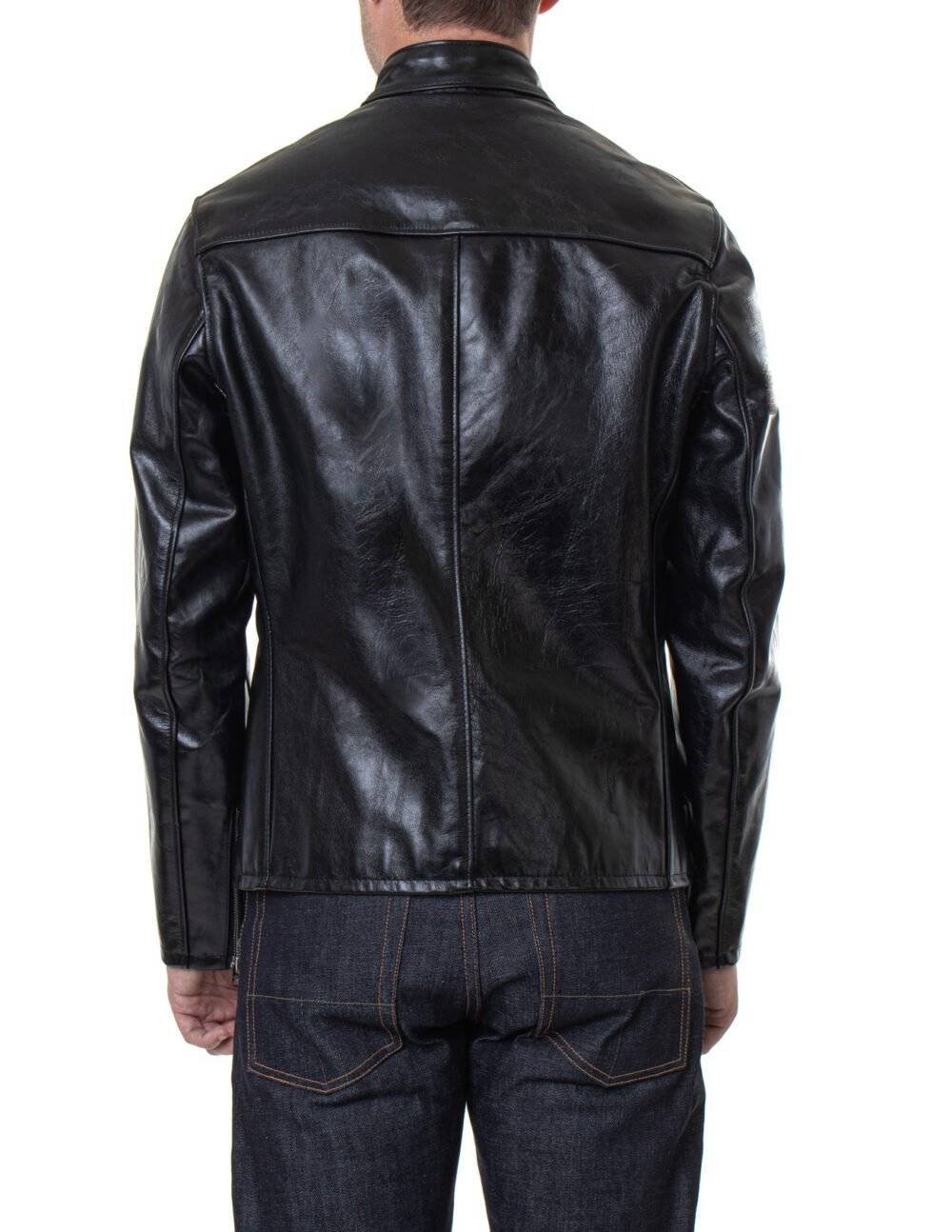 Leather Racing Jacket for Men