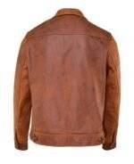 Casual Cowhide Trucker Jacket