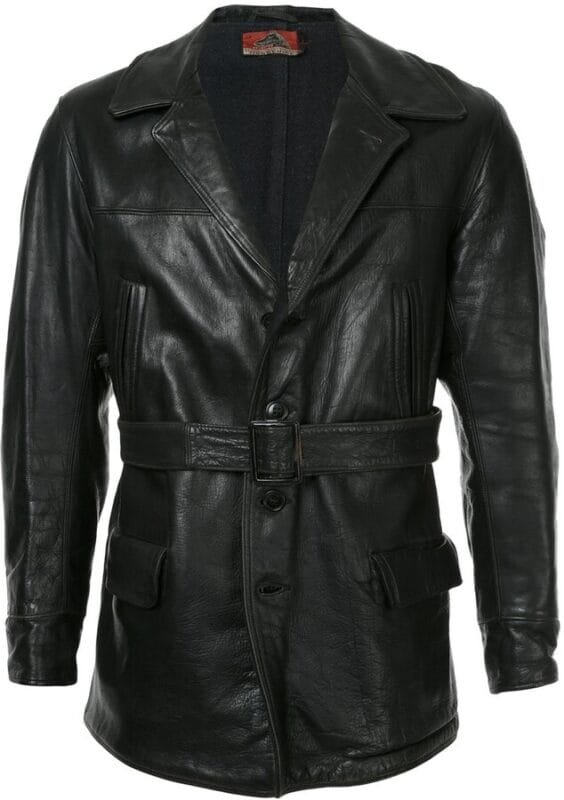 Vintage 1930s Leather Car jacket