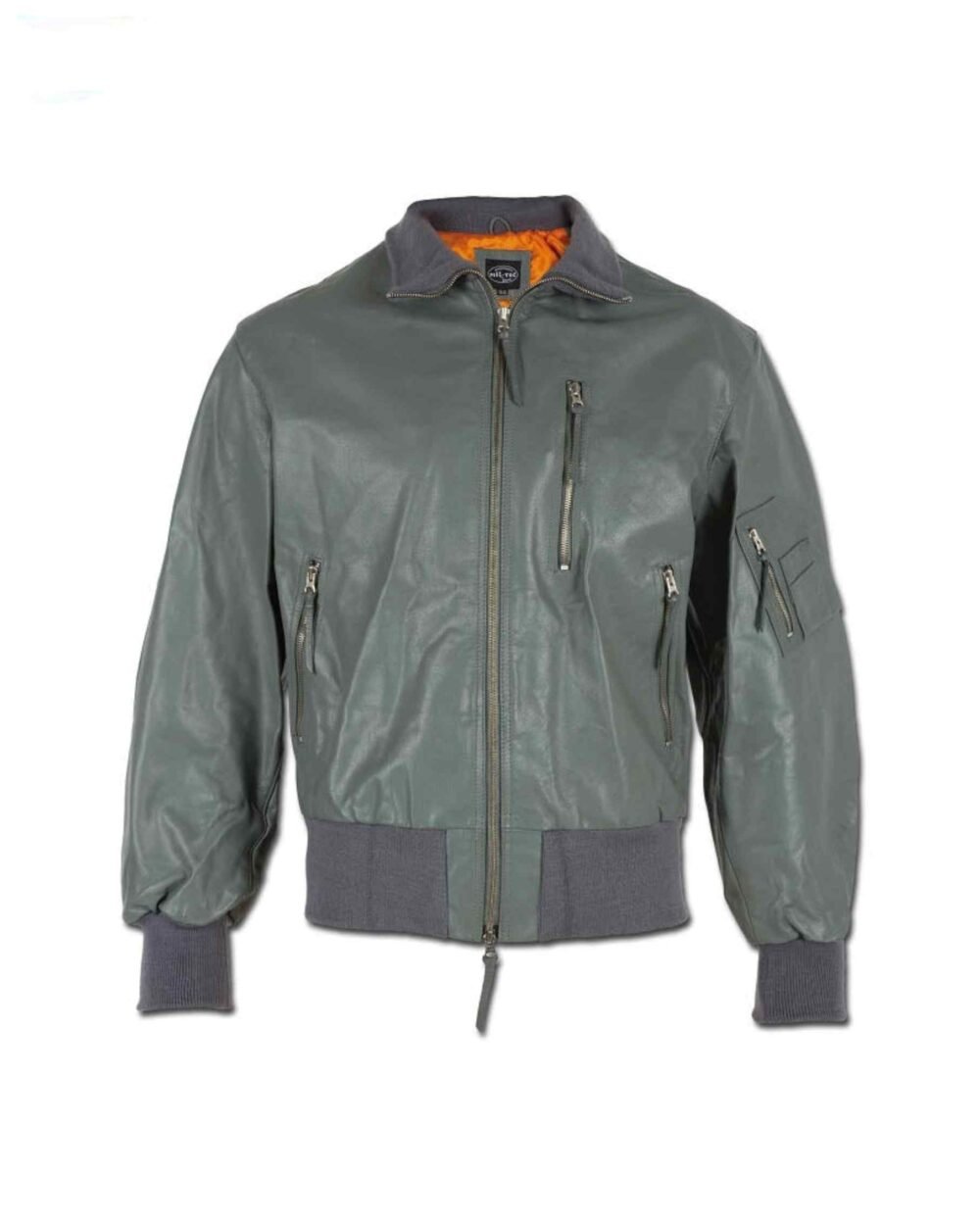 German Army Style Flight Leather Jacket