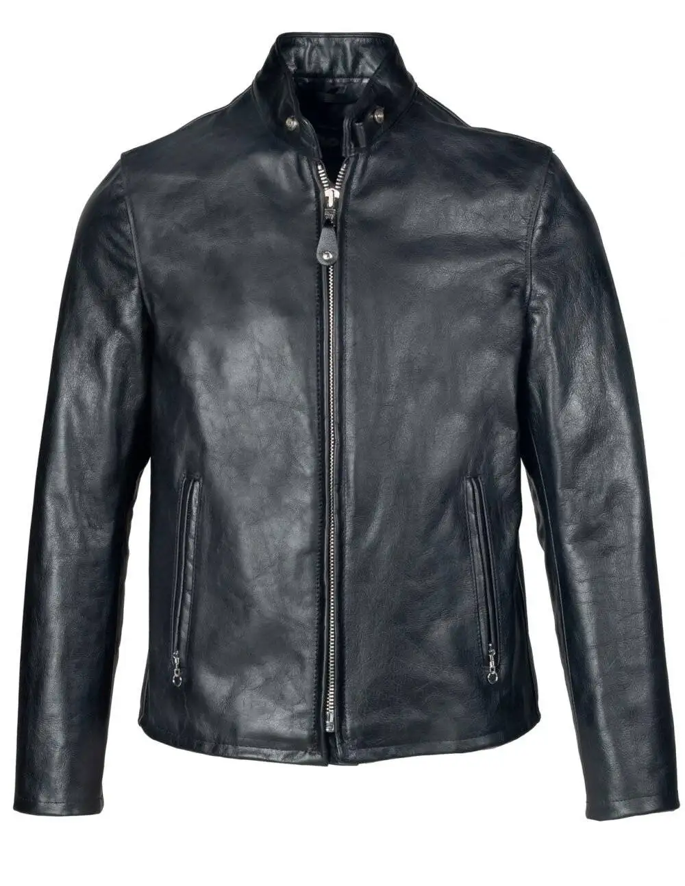 Men's Racer Cowhide Leather Jacket
