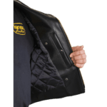 Deluxe Leather Highwayman Biker Jacket