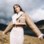 Faux Fur Sheepskin Leather Aviator Jacket