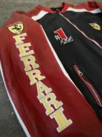 Ferrari 90s F1 Racing Leather Jacket