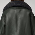 Green RAF Lambskin Jacket