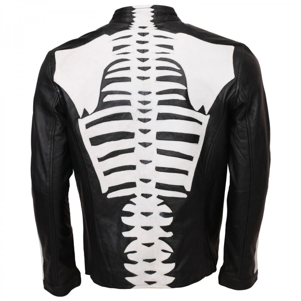 Skeleton Motorcycle Jacket for Halloween