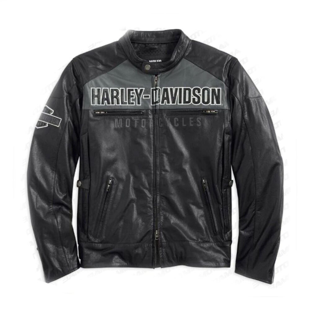 Harley Davidson HB Biker Leather Jacket