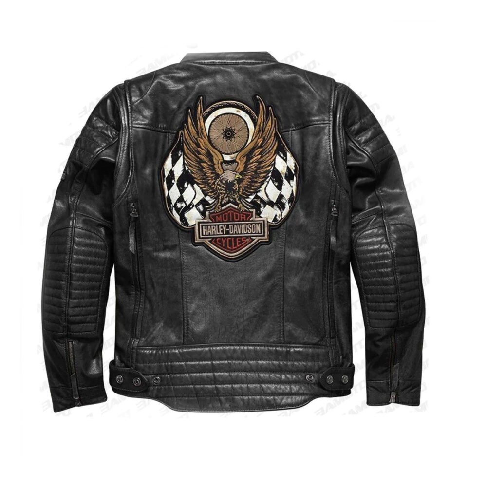 Harley Davidson Men’s Eagle Embroidery Jacket