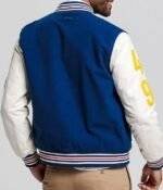 High-quality blue letterman jacket by Gant