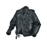 Highwayman Deluxe Motorcycle Leather Jacket
