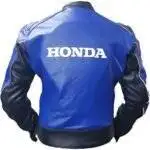 Blue Honda Biker Jacket