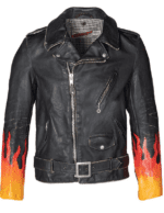 Perfecto style leather jacket