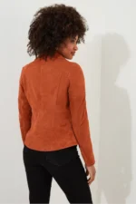 Suede Biker Jacket