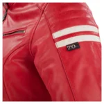 Segura Women Red Motorcycle Jacket