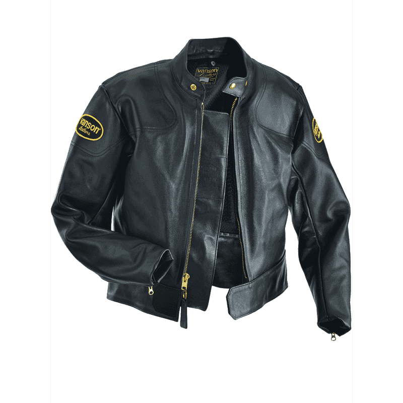 Leather Cafe Racer Vanson Jacket