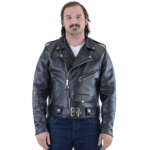 Leather Deluxe Highwayman Jacket for Bikers