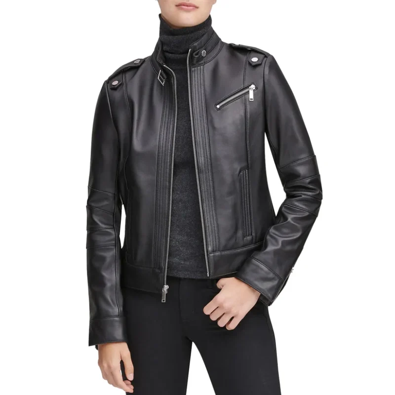 Leather Moto Jacket