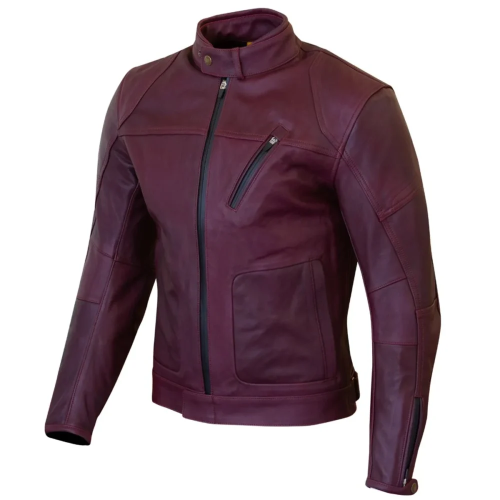 Oxblood Leather Jacket