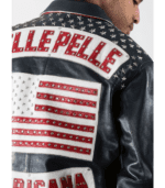 Stylish American leather jacket by Pelle Pelle