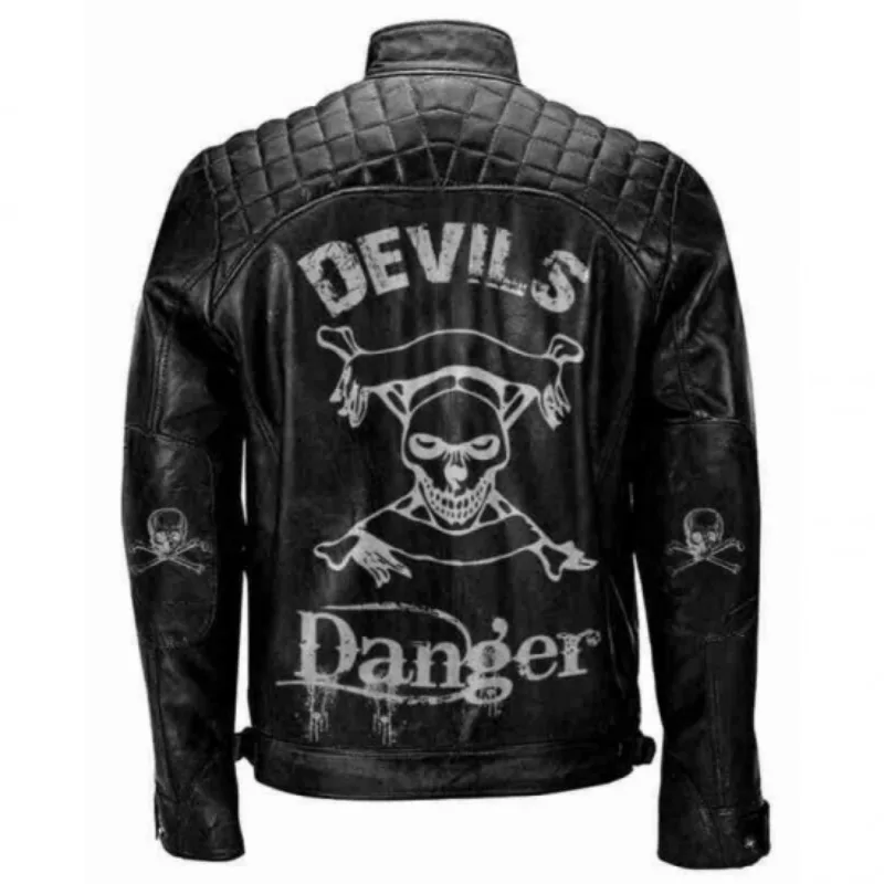 Cafe Racer Leather Jacket