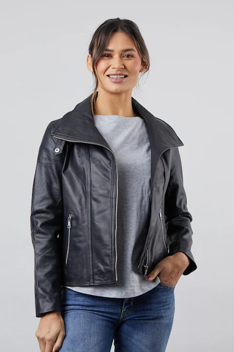 Moresby Black Leather Jacket