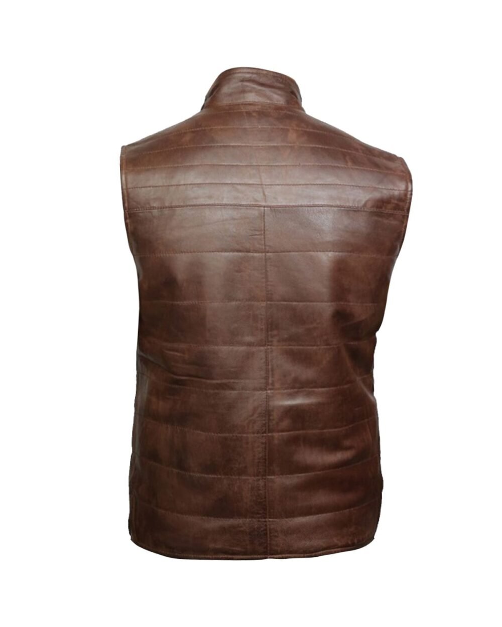 Vintage Leather Motorcycle Vest