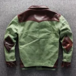 Stylish Oil Wax Canvas Moto Jacket
