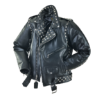 Model C Studded Motorcycle Leather Jacket