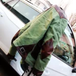 Durable Oil Wax Canvas Moto Jacket for Men