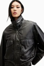 Black Leather Outerwear
