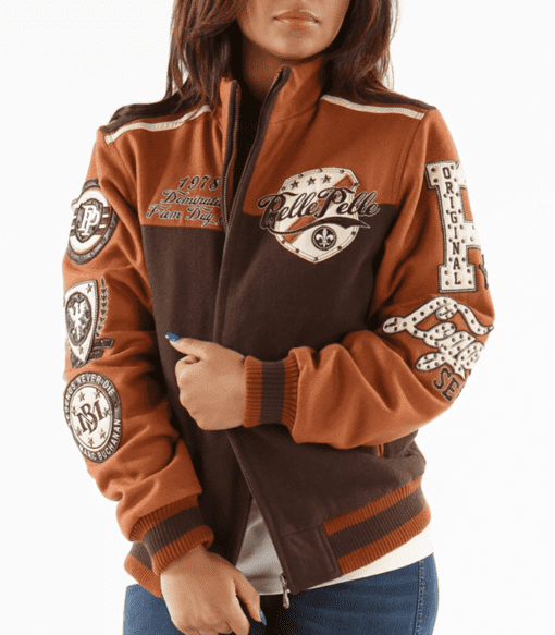 Pelle Pelle Brown Women Jacket