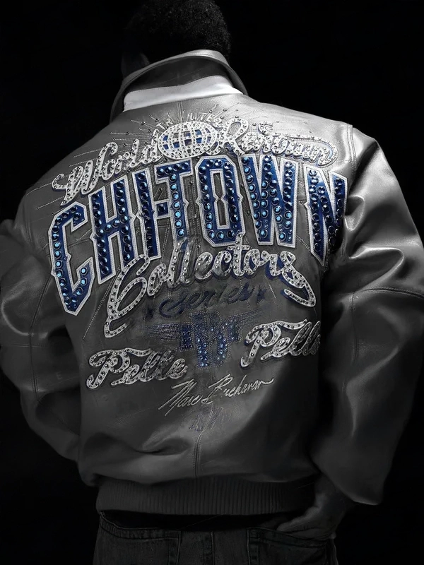 Grey Chi-Town Leather Jacket